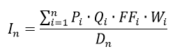 Формула расчета индекса САС 40